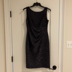 Glitter Dark Grey Evening Dress